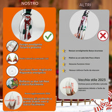 Carica l'immagine nel visualizzatore di Gallery, YeahBoom 4 Pezzi Lampada a Ventosa Per Natale,LED Luci Finestra Ventosa Natale,Motivo Dipinto Su Entrambi i Lati,Bordi S