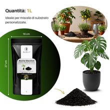 Carica l'immagine nel visualizzatore di Gallery, GebEarth® | Biochar Carbone Vegetale per Piante Premium 【1L】| Ammendante Naturale da Biomassa Legnosa | Migliora Fertili