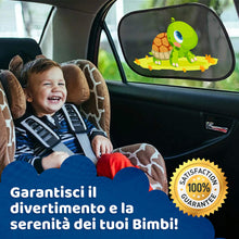 Carica l'immagine nel visualizzatore di Gallery, Tendine Parasole Auto Bambini - Protezione Solare 99% Dai Raggi UV - 2 Pezzi 51x31 cm 80g/m2 - Accessori Macchina Per In
