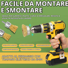Carica l'immagine nel visualizzatore di Gallery, BLOSTM Spazzola Ferro per Trapano - 9 Pezzi Spazzola di Ferro per la Pulizia, la Rimozione Della Ruggine, la Lucidatura 