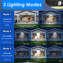 Carica l'immagine nel visualizzatore di Gallery, Peasur Luce Solare LED Esterno, 368LED Faretti Solari a Led da Esterno, 3 Modalità Faretto LED con Sensore di Movimento,