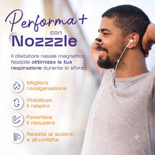 Carica l'immagine nel visualizzatore di Gallery, Nozzzle Dilatatore Nasale Magnetico Antirussamento - Starter Kit 30 Giorni: 4 Misure + 60 Cerotti + Applicatore - Stop R
