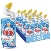 Carica l'immagine nel visualizzatore di Gallery, Duck Liquido WC Gel, Anticalcare e Biodegradabile, Marine, 12 Pezzi