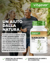 Carica l'immagine nel visualizzatore di Gallery, vit4ever Quercetina 500 mg - 180 Capsule - Confezione per 6 mesi
