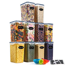 Carica l'immagine nel visualizzatore di Gallery, YASHE Contenitori Ermetici per Alimenti, Contenitori per Alimenti, Plastica, con Coperchio, Contenitori Cucina di Cereal