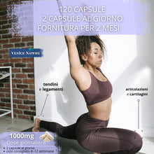 Carica l'immagine nel visualizzatore di Gallery, Collagene e Acido Ialuronico - Collagene Idrolizzato con Acido Ialuronico Coenzima Q10 + Vitamina C + Magnesio, Vitamina