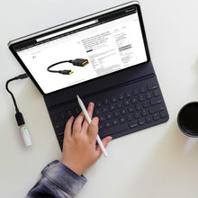 Carica l'immagine nel visualizzatore di Gallery, BIGtec - Cavo dati USB OTG ad alta velocità, lunghezza 11 cm, adattatore con mini connettore di tipo B per prese di tipo