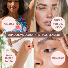 Carica l'immagine nel visualizzatore di Gallery, Fleeky Brow Set di cera calda per microonde – 2 in 1 per depilazione e cura – ideale per viso, corpo e zona bikini – pre