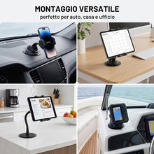 Carica l'immagine nel visualizzatore di Gallery, 4 Pezzi Piastre Di Fissaggio Adesive Per Cruscotto, Adattatore Ventosa 80 Mm Per Supporto Telefono E Navigatore, Base Ad