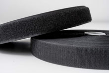 Carica l'immagine nel visualizzatore di Gallery, IPEA Nastro a Strappo da Cucire 20 mm Nero - [ Ben 25 Metri di Lunghezza ] - Made in Italy - (Non Adesivo) - Striscia Ex