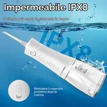 Carica l'immagine nel visualizzatore di Gallery, BarberBoss Idropulsore Advanced, 5 modalità di pressione e serbatoio capiente da 340 ml, irrigatore orale impermeabile I