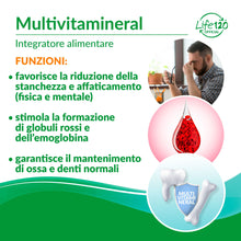Carica l'immagine nel visualizzatore di Gallery, Life 120 - Multivitaminico 45 compresse con Minerali e Vitamine, Adatto a Uomini e Donne