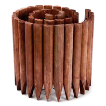 Carica l'immagine nel visualizzatore di Gallery, 120 cm x 30 cm Recinzione da Esterno Bassa e Lunga Staccionata per Giardino Recinzione Confine da Sequoia, Resistenza ne