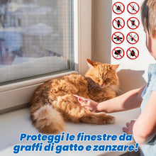 Carica l'immagine nel visualizzatore di Gallery, Tapvai Rete Zanzariera Ricambio 120 x 250cm Tagliabile Resistente(Nero)