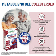 Carica l'immagine nel visualizzatore di Gallery, Equilibra® Colest Ok®, Integratore per il Normale Metabolismo del Colesterolo, con Complesso di Amaranto, Ulivo e Mela C