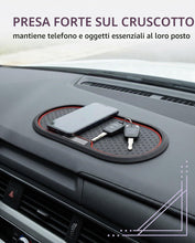 Carica l'immagine nel visualizzatore di Gallery, Tappetino Antiscivolo Auto, 1 Pezzo Silicone Trama a Croce, Supporto Universale Smartphone, Protezione Cruscotto UV e Pr