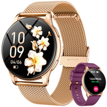 Carica l'immagine nel visualizzatore di Gallery, Orologio Smartwatch Donna con Chiamate Bluetooth: 1.32" AMOLED Smart Watch da Cardiofrequenzimetro Pressione Sanguigna S