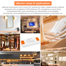 Carica l'immagine nel visualizzatore di Gallery, Alimentatore 12v 1A, 12W Trasformatore 220V a 12v, trasformatore 12 volts