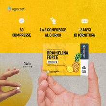 Carica l'immagine nel visualizzatore di Gallery, Bromelina 5000 GDU/g con Tarassaco – Integratore Alimentare con Bromelina