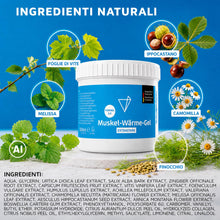 Carica l'immagine nel visualizzatore di Gallery, Nation of Strong Pro Active Muscle - 500ml Gel Ointment - Pomata Terapeutica Naturale - Gel per il Benessere Muscolare, 
