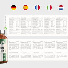 Carica l'immagine nel visualizzatore di Gallery, Magnesio Completo 8-in-1 | 400 mg Alta Dose | 240 Capsule Vegane | Magnesio Bisglicinato, Citrato, Malato, Taurato | Int