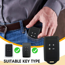 Carica l'immagine nel visualizzatore di Gallery, 2 Pezzi Custodia Chiavi Auto Compatibile, Cover in Silicone Nero Morbido - Protezione Anti-Caduta, Impermeabile, Con Por