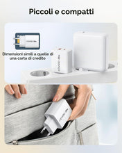 Carica l'immagine nel visualizzatore di Gallery, RAVIAD 20W Caricatore USB C 2Pezzi Caricabatteria Tipo C 2 Porte USBA+USBC
