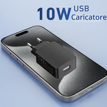 Carica l'immagine nel visualizzatore di Gallery, Caricatore USB 5V/2A, Presa USB-A, Alimentatore Spina Caricabatterie