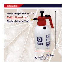 Carica l'immagine nel visualizzatore di Gallery, Spear &amp; Jackson 2LPAPS Spruzzatore a Pressione con Pompa, 32 x 13.4 x 32 cm, Bianco
