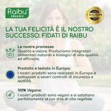 Carica l'immagine nel visualizzatore di Gallery, Moringa Capsule Biologica, 2400 mg per Dose - 270 capsule di Moringa Oleifera in polvere - Fonte di Vitamine, Minerali e