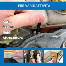 Carica l'immagine nel visualizzatore di Gallery, Set Chiavi a Brugola Lunghe Pollici 13pz, 3/64-3/8in, Brunito