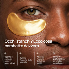 Carica l'immagine nel visualizzatore di Gallery, PLANTIFIQUE Patch Occhi Oro 24K Maschera Occhiaie Borse -20 Paia di Cerotti