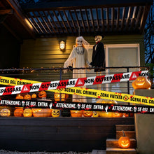 Carica l'immagine nel visualizzatore di Gallery, DPKOW Scena del Crimine Nastro Halloween Decorazioni Esterno Giardino