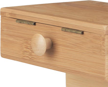 Carica l'immagine nel visualizzatore di Gallery, Relaxdays Cestino Cucito Piccolo bambù Scatola Box Vuoto Porta-Cucito Apribile con Coperchio HLP: 20x24x13,5 cm Beige