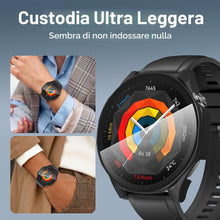 Carica l'immagine nel visualizzatore di Gallery, Diruite 2 Pezzi Cover per HUAWEI Watch GT 5 46mm Custodia Protettiva HD Antigraffio PC Custodia Vetro Temperato Pellicol