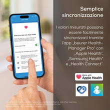 Carica l'immagine nel visualizzatore di Gallery, Beurer BF 500 bilancia pesapersone digitale con Bluetooth &amp; app con misurazione di massa grassa, percentuale muscolare, 