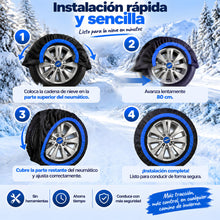 Carica l'immagine nel visualizzatore di Gallery, 2026 Nuove Catene da Neve Tessili (Blu, L)