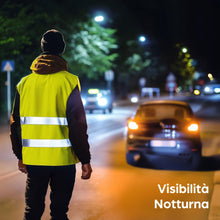 Carica l'immagine nel visualizzatore di Gallery, Prowiste 4 Giubbotti Catarifrangenti Auto Gialli – Gilet Alta visibilità