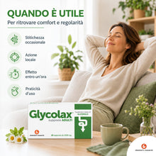 Carica l'immagine nel visualizzatore di Gallery, Glycolax, Supposte Glicerina Adulti, 3 Conf-18 Supposte, Chemist's Research