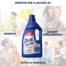 Carica l'immagine nel visualizzatore di Gallery, Deox Detersivo Lavatrice Liquido Fresh, 144 Lavaggi, 1200 ml x 6