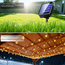 Carica l'immagine nel visualizzatore di Gallery, Catena Luminosa Esterno Solare 7M 50LED