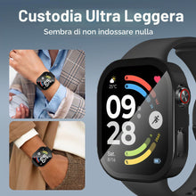 Carica l'immagine nel visualizzatore di Gallery, Diruite 3 Pezzi Custodia per Xiaomi Redmi Watch 6 Vetro Temperato,Ultra Sottile HD Resistente Graffi PC Protettiva Total