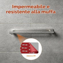 Carica l'immagine nel visualizzatore di Gallery, Ibergrif M34456A - Porta asciugamani adesivo 40 cm, due metodi di installazione (adesivo e foratura), portasciugamani per bagno con barra senza trapano, acciaio inossidabile, spazzolato