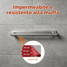 Carica l'immagine nel visualizzatore di Gallery, Ibergrif M34456A - Porta asciugamani adesivo 40 cm, due metodi di installazione (adesivo e foratura), portasciugamani pe