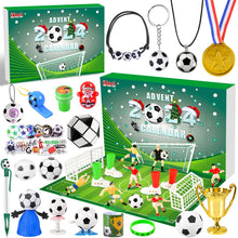 Carica l'immagine nel visualizzatore di Gallery, iZoeL Calendario Avvento 2024 Calcistico Calendario Avvento Bambini Calendario Avvento Calcio, 24 Giocattoli a Tema Coppa del Mondo - Calendario Avvento dei Mondiali Sorpresa Regalo per Figlia Figlio
