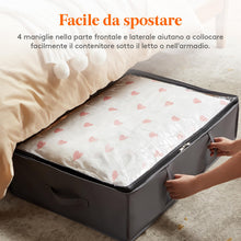 Carica l'immagine nel visualizzatore di Gallery, Lifewit Scatole Sottoletto, Scatole per Armadio Contenitori Sottoletto per Coperte con Maniglia Rinforzata, Organizer Ar