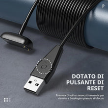 Carica l'immagine nel visualizzatore di Gallery, TiMOVO Caricatore Compatibile con Fitbit Luxe/Charge 6/5, 100 CM, Nero