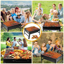 Carica l'immagine nel visualizzatore di Gallery, Auauraintt Barbecue Portatile a Carbone, barbecue pieghevole