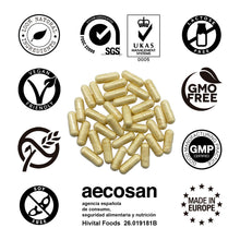 Carica l'immagine nel visualizzatore di Gallery, Ginseng Rosso Coreano 6000 mg. 180 capsule vegane per 6 mesi.