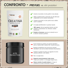 Carica l'immagine nel visualizzatore di Gallery, Creatina monoidrata polvere 1kg / 1000g micronizzata ad alto dosaggio, pura senza additivi, 100% vegana